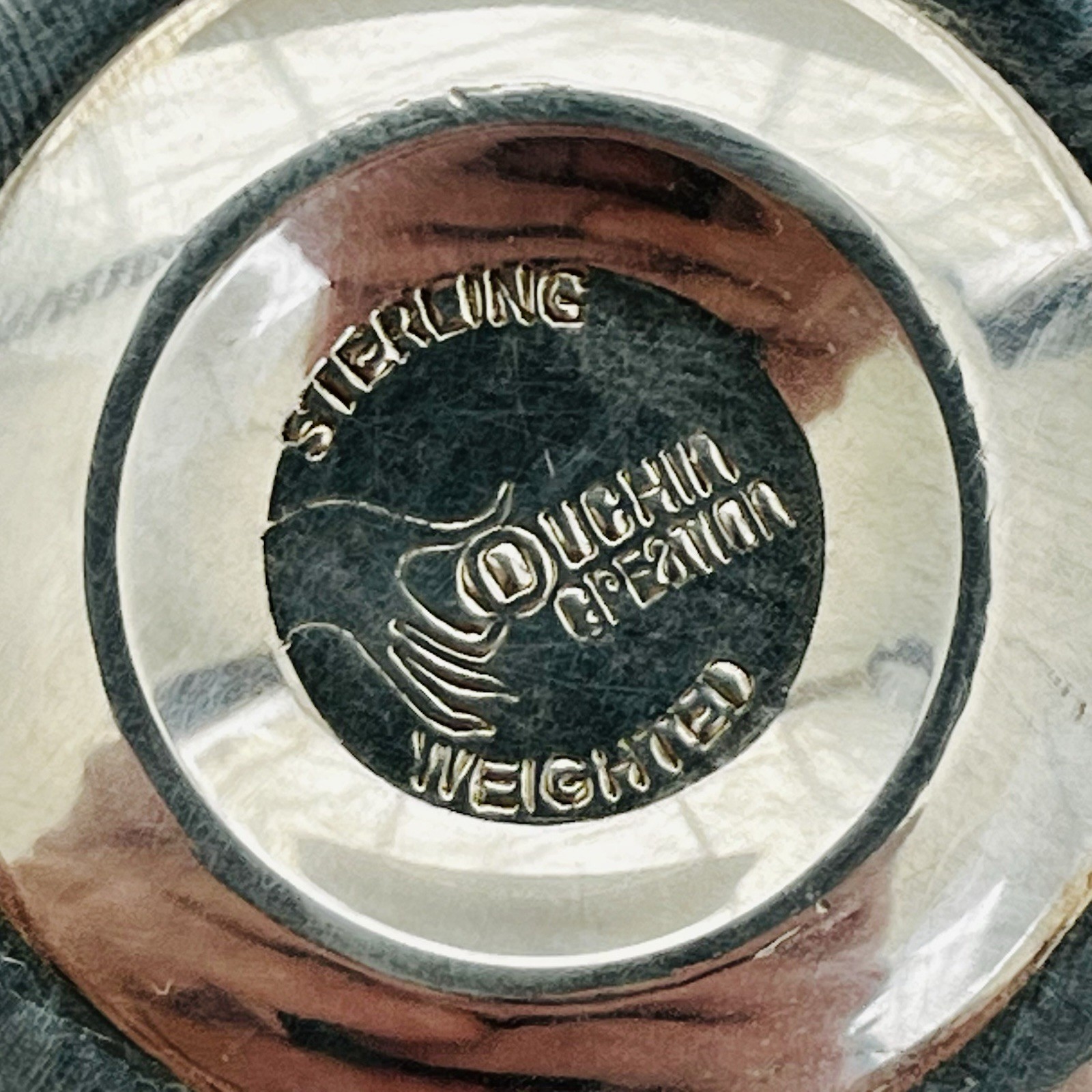 Vintage Duchin Creations Sterling Silver Candle Stick Holders Set 2 Weighted