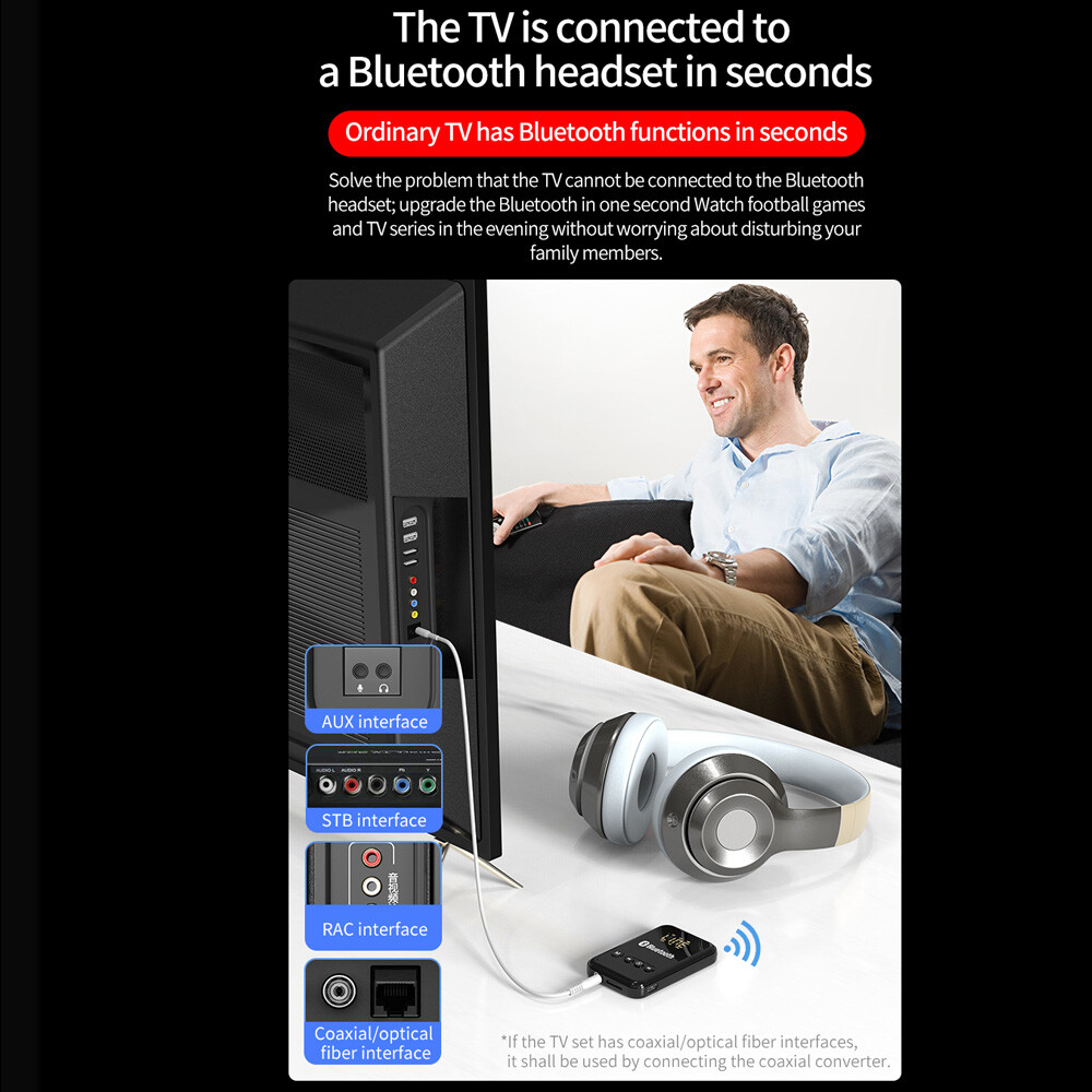 Bluetooth Wireless Car Transmitter Stereo Receiver Adapter LED Display TF Card