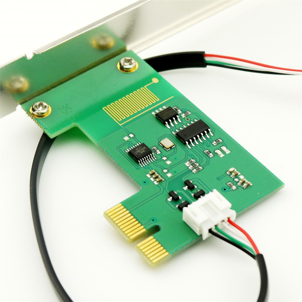 1pc 20M 2.4G PCI-E Desktop Remote Control Wireless Restart Switch Turn On/OFF PC