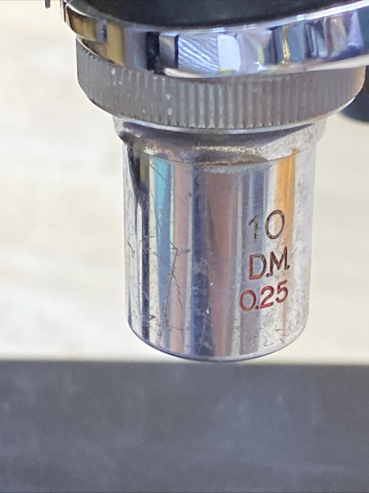 Unitron Phase mph 107978 Student Microscope HEAVY 11.5 lbs. WORKS