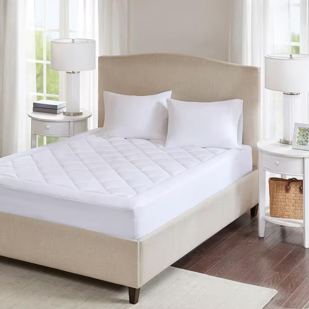 Harmony Plush Deep Pocket Waterproof Polyester King Mattress Pad