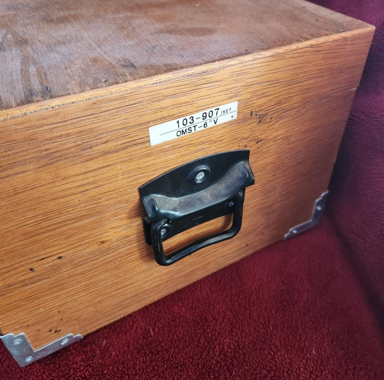 Mitutoyo 103-907-40 Outside Micrometer Set 1"- 6" / .0001 Grads.