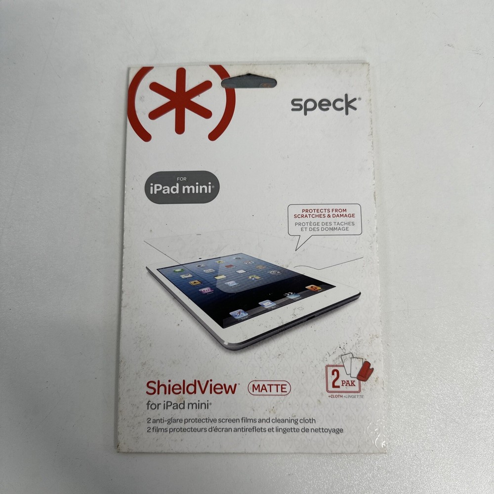 Speck Shieldview Matte 2-PACK for iPad Mini NEW/SEALED Package