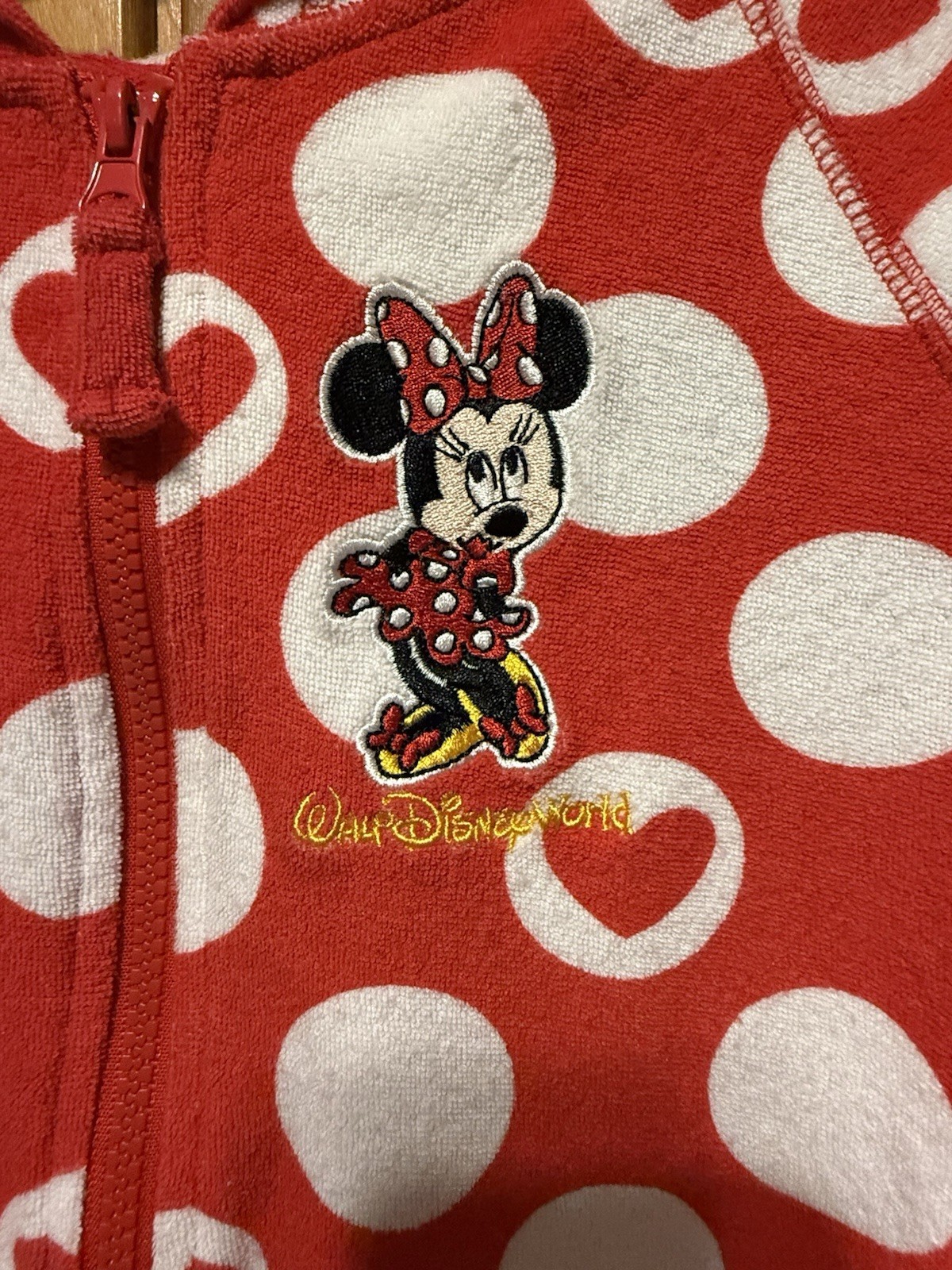 MINNIE MOUSE DISNEY PARKS JACKET SIZE XL Child GREAT FOR POOL