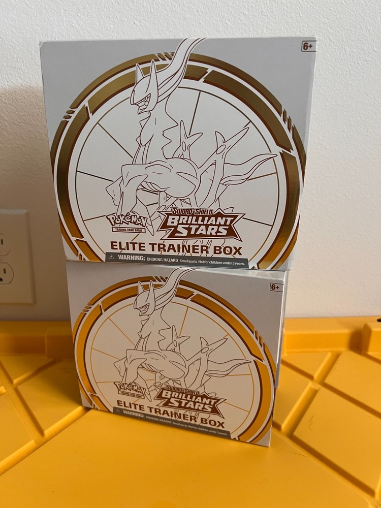 EMPTY Pokemon ETB Boxes