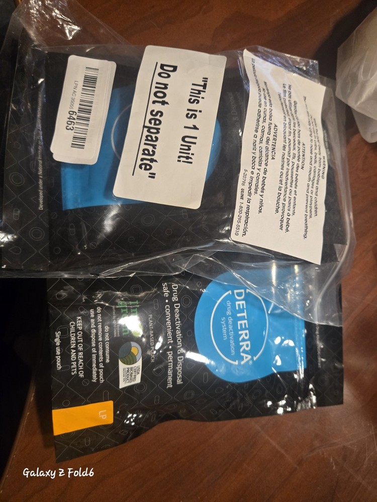 Deterra Drug System Deactivation System 3pk