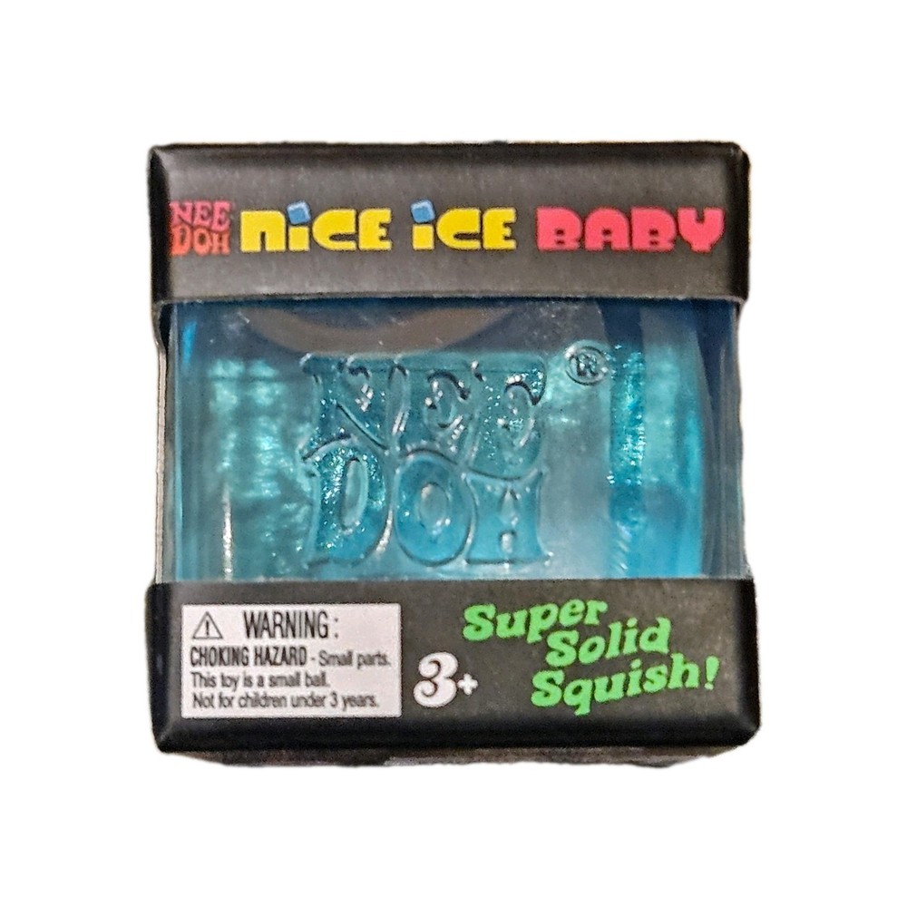 NeeDoh Nice Ice Baby Sensory Squish Cube Super Solid Stress Toy,Partial Case 32