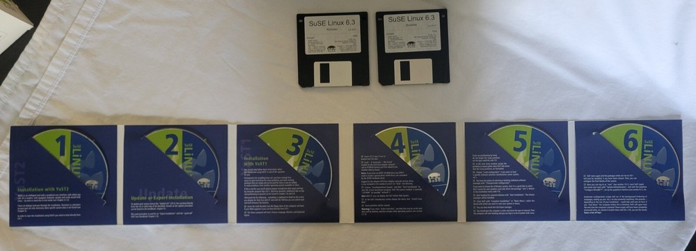SuSE Linux 6.3 Operating System - Released in November 1999