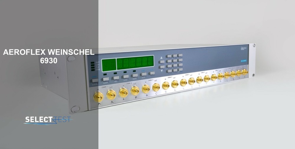 AEROFLEX 6930 PROGRAMMABLE ATTENUATOR DC - 6 GHz, 103 dB/1dB **LOOK** (REF.: G)