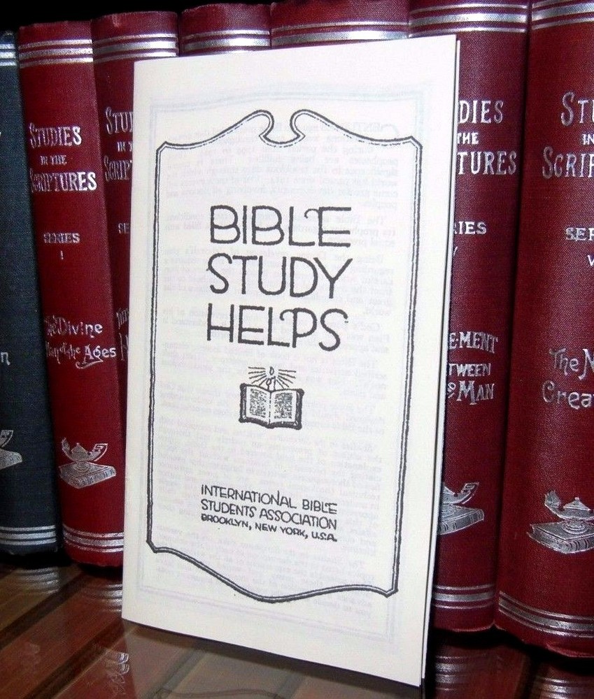 1924 Bible Study Helps catalog. NICE Repro Watchtower IBSA