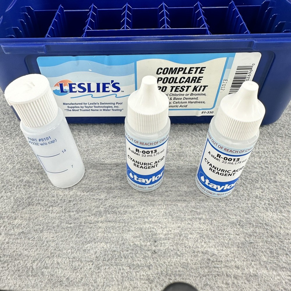 LESLIE'S / TAYLOR - Complete DPD Poolcare Test Kit E2012 (C)