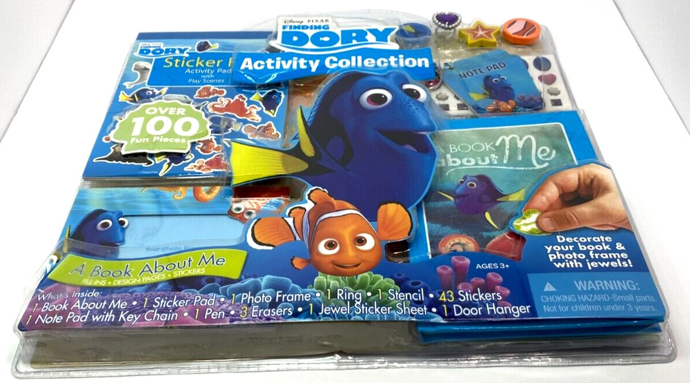 2016 Disney Pixar Finding Dory Activity Collection Activity 100 Piece Super Pack