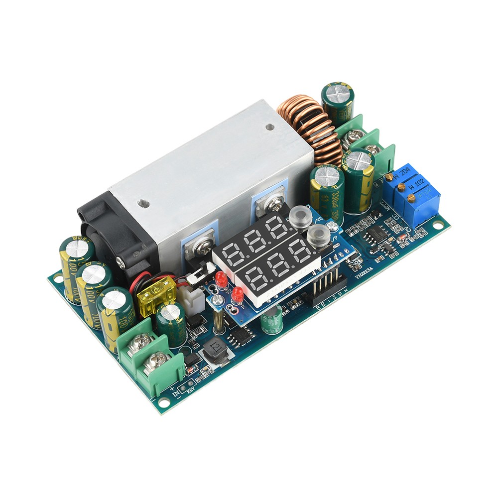 DC 10-75V 20A Adjustable Step-down Module MPPT Solar Charging Module w/ Display