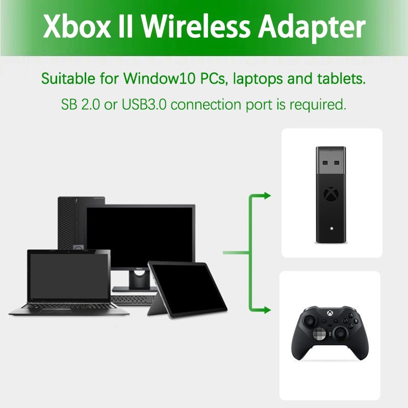 Microsoft Xbox One Wireless Adapter for Windows -MODEL 1790