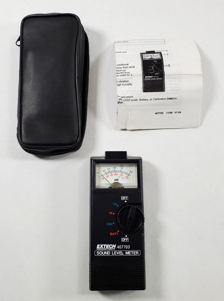 Extech Instruments 407703 Sound Level Meter with Case