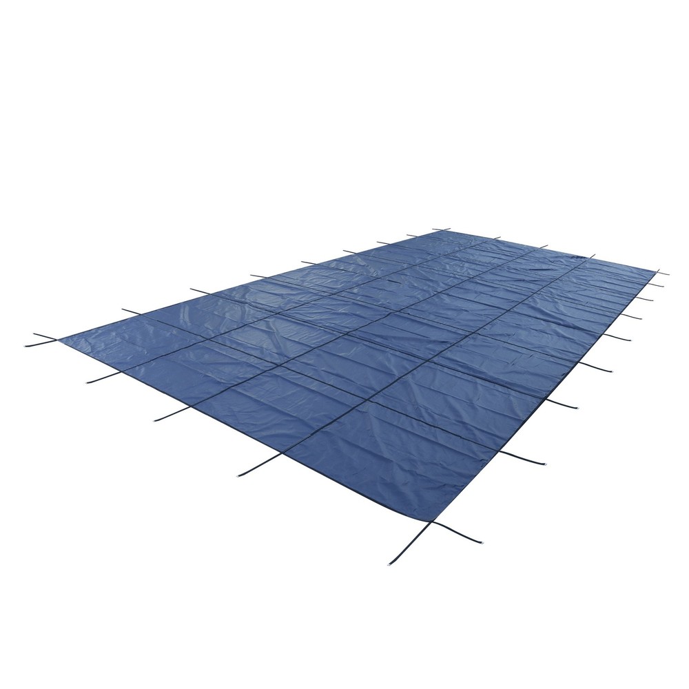 LABLT Blue Inground Heavy-Duty Solid Pool Safety Cover 22x42FT Include Tool