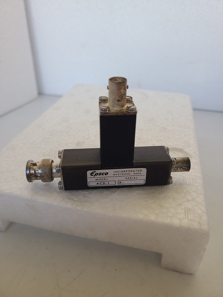 Epsco MODEL ACD-1 , RF Connector, NOS, Open Box Condition