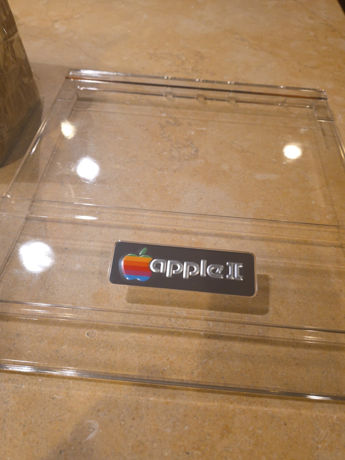 Transparent Clear Apple II Computer Lid / Top / Cover Apple 2 no reserve ][