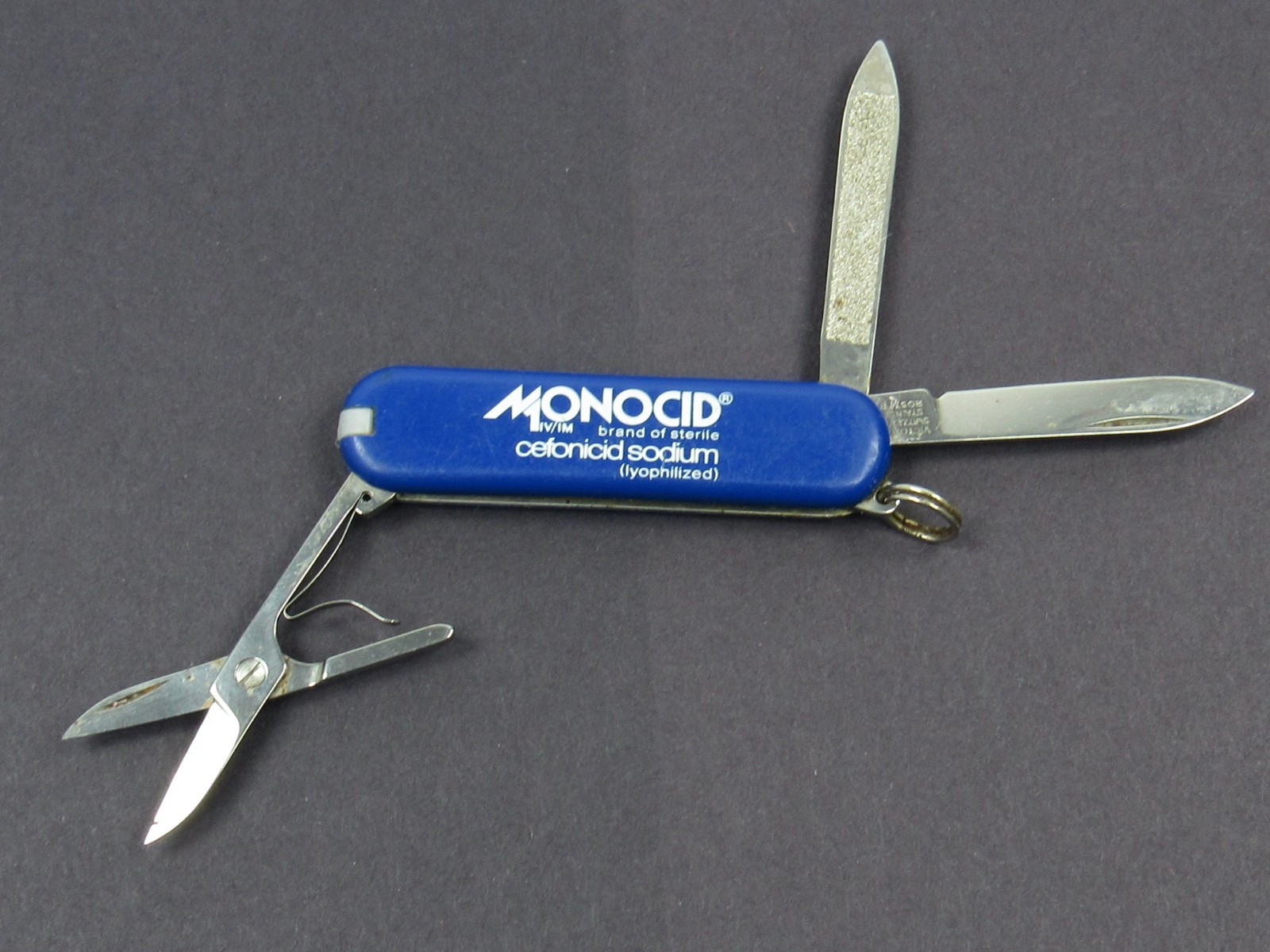 Monocid Victorinox Swiss Pocket Knife Drug Rep Pharmaceutical Promo Advertising