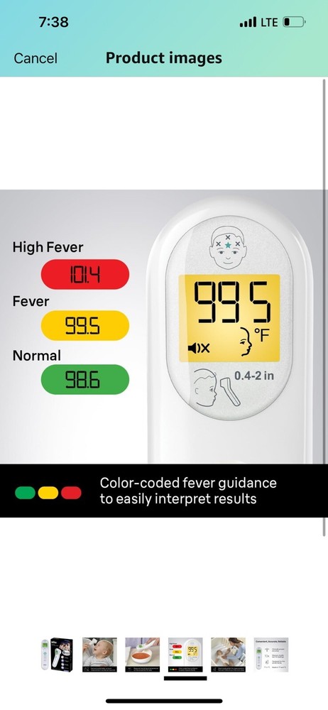 Braun BNT100 3 In 1 Thermometer