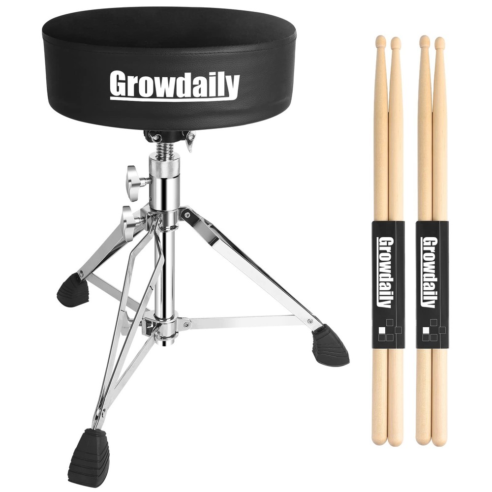 Drum Throne Seat,Adjustable Stool Drum Universal Thick Padded Drum Throne Drumme