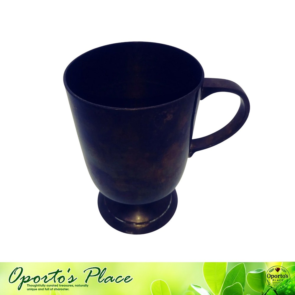 Bronze Cup Antique Unmarked Decor Display Middle Eastern