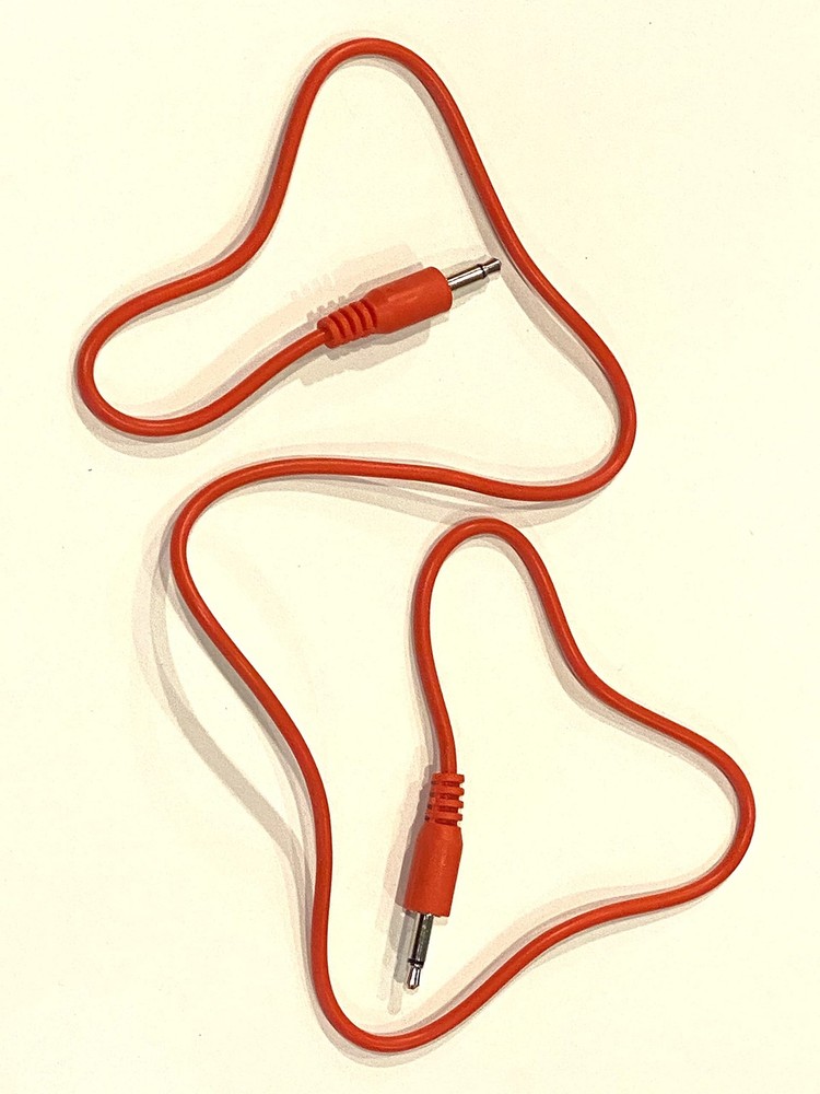 5-Color Pack 3.5mm TS Modular Synth Patch Cables for Synthesizers