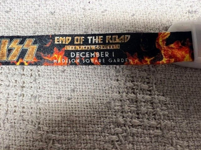 KISS LED Bracelet 12/1 Madison Square Garden “End Of The Road Tour” LAST SHOWS