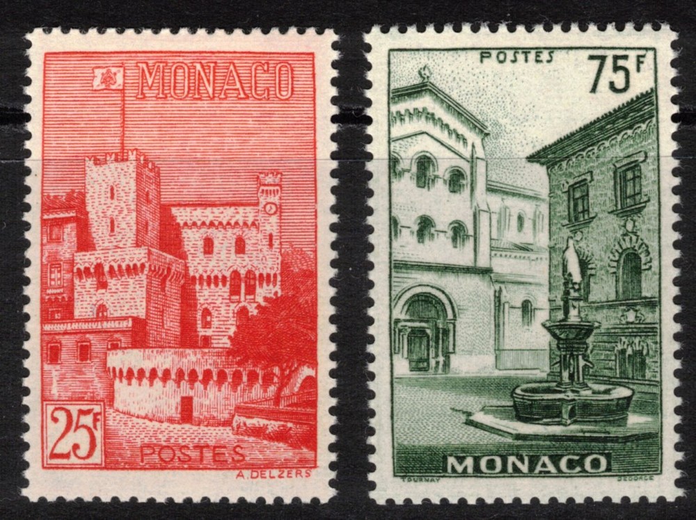 MONACO Scott 319-20 Mint NH