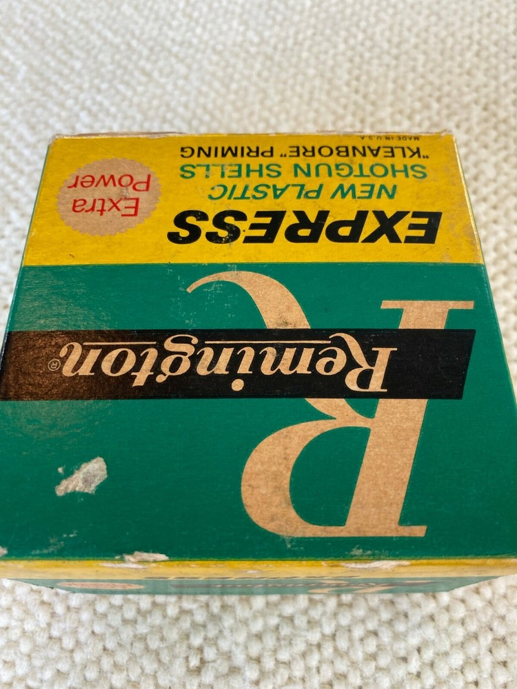Remington Express 12 Gauge Shotgun Shell Box empty
