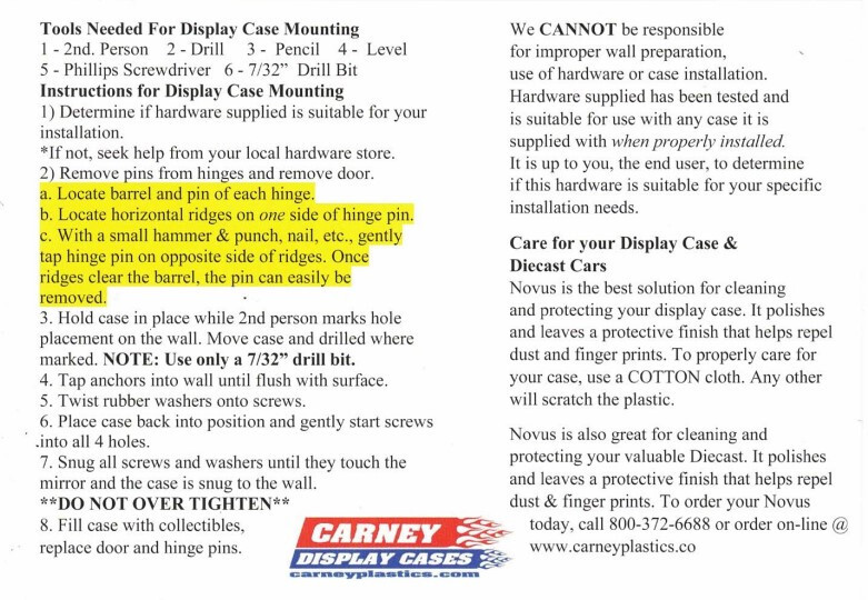 1/64 scale fits Hot Wheels Display Case 84 Comp