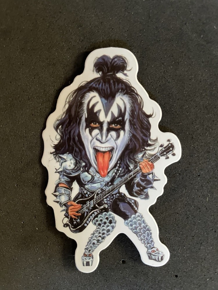 Kiss Gene Simmons Sticker Demon Chibi Iconic 70s Rock Band for Skateboards New!