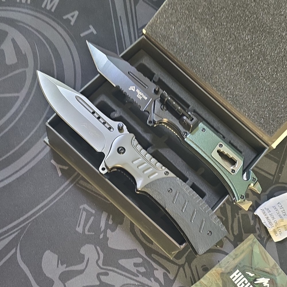 High Point EDC Summit Series Two Knife Set With Patch