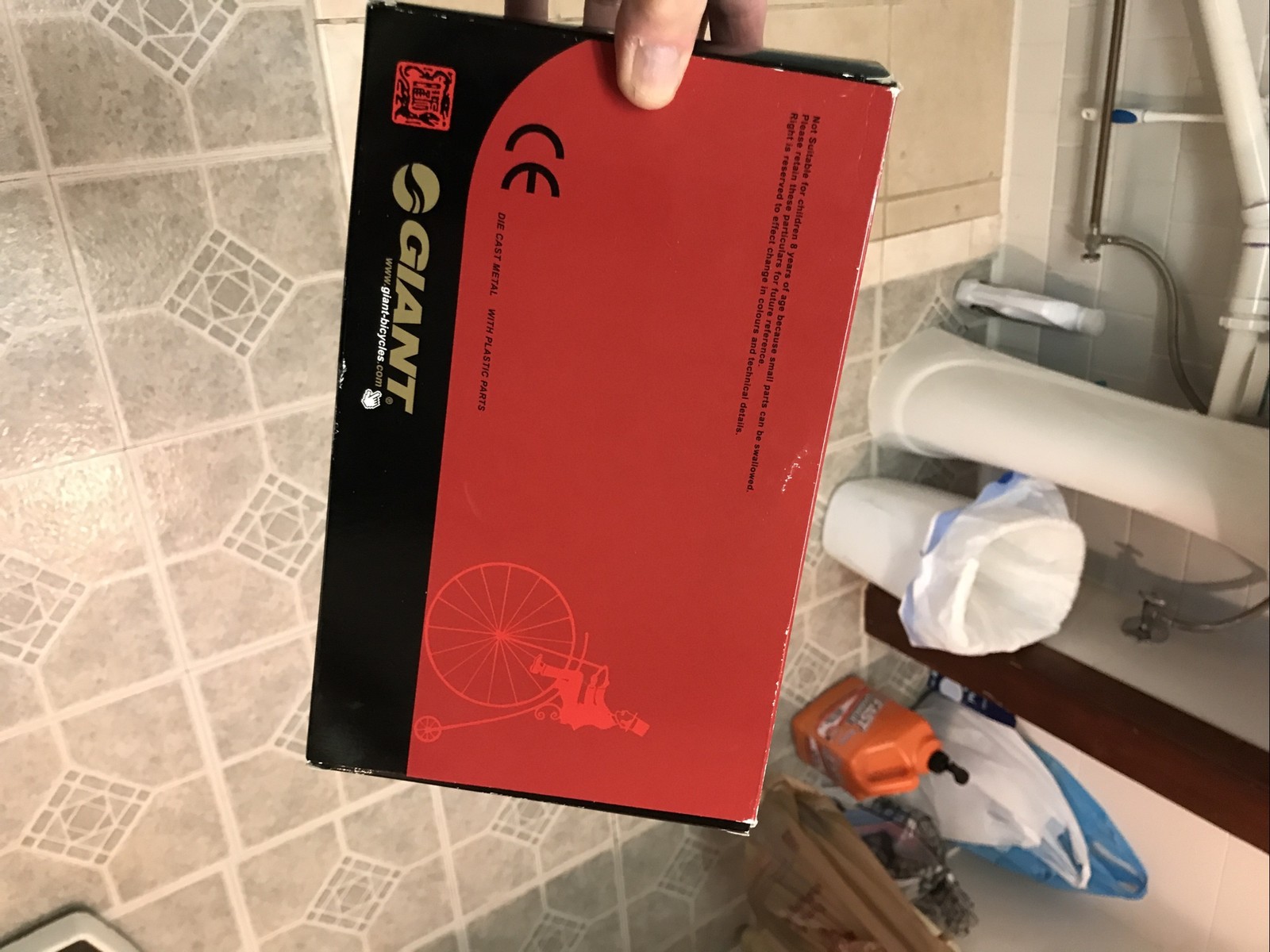 VTG 2002 Giant TCR ONCE Gold 1:8 Scale Die Cast Bicycle Tour de France