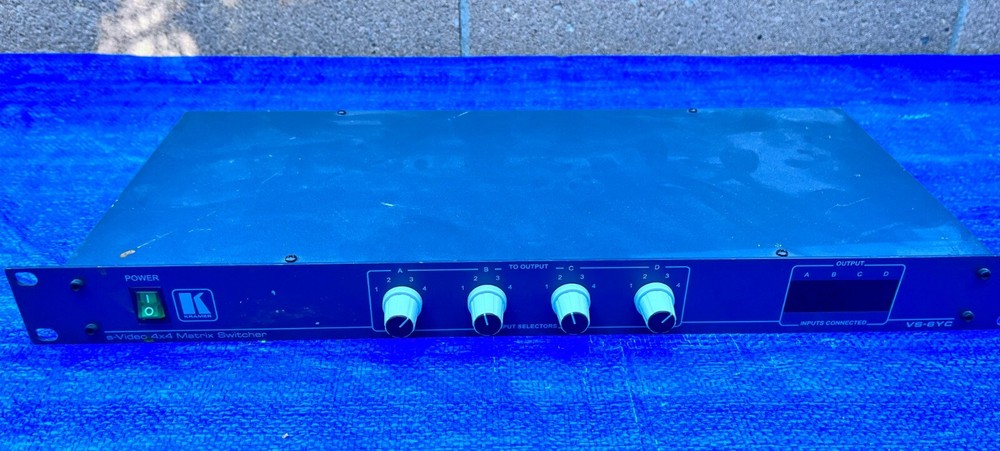 Kramer VS-6YC S-Video 4X4 Matrix Switcher (defective)