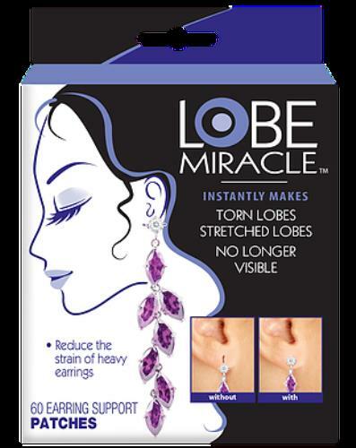 Lobe Miracle Ear Lobe Support Patches, 60 Count
