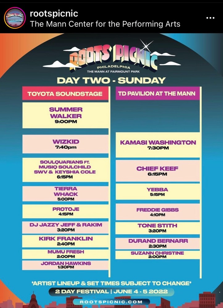 RootsPicnic Tickets for day 2