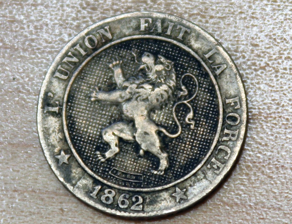 1862 Belgium 5 Centimes