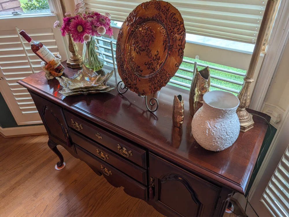 Antique Buffet Table
