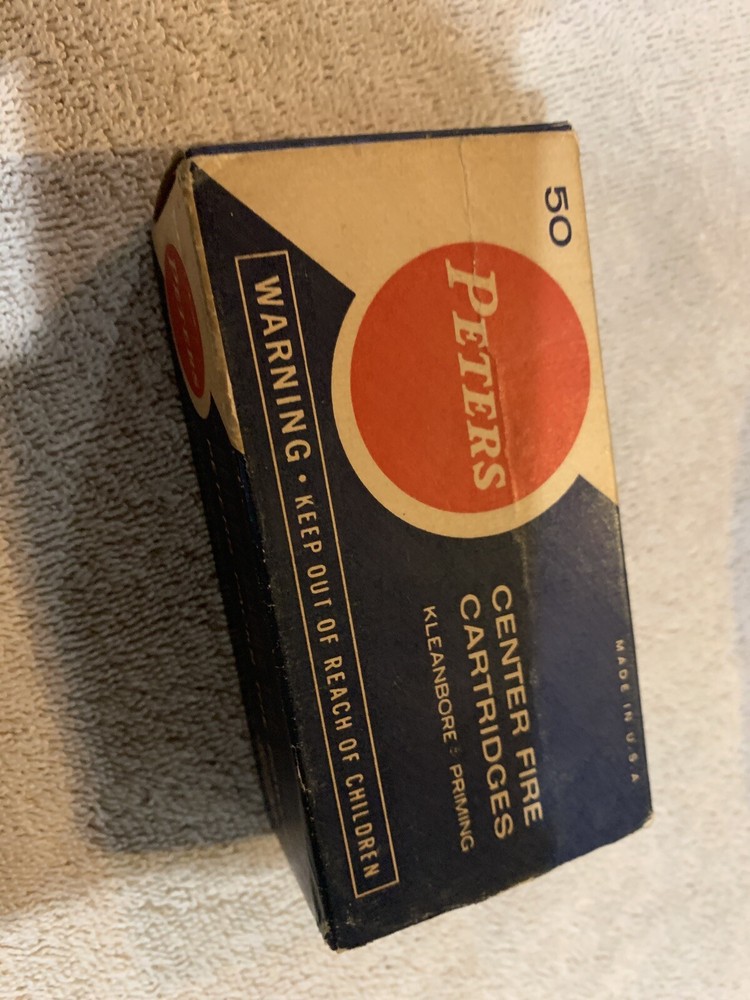 Vintage Peters Shell Box 357 Magnum Empty