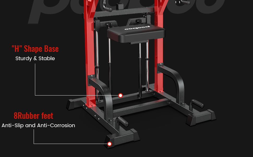 Power Tower Pull Up Bar Dip Station Assistive Trainer Multi-Function Home Gym