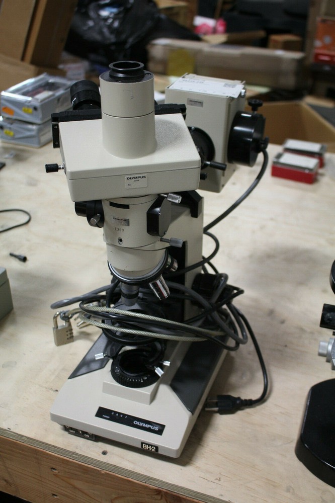 OLYMPUS BH-2 MICROSCOPE LOADED W/LIGHTSOURCE