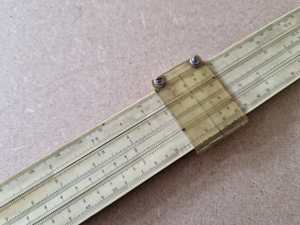 Vintage Simplon Bilateral 413308 Engineering Slide Rule
