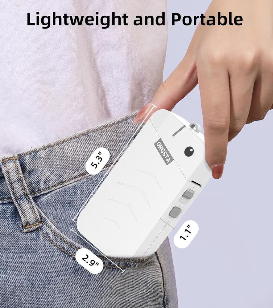 Label Maker Machine with Tape Bluetooth Portable Thermal Labelling Printer for S