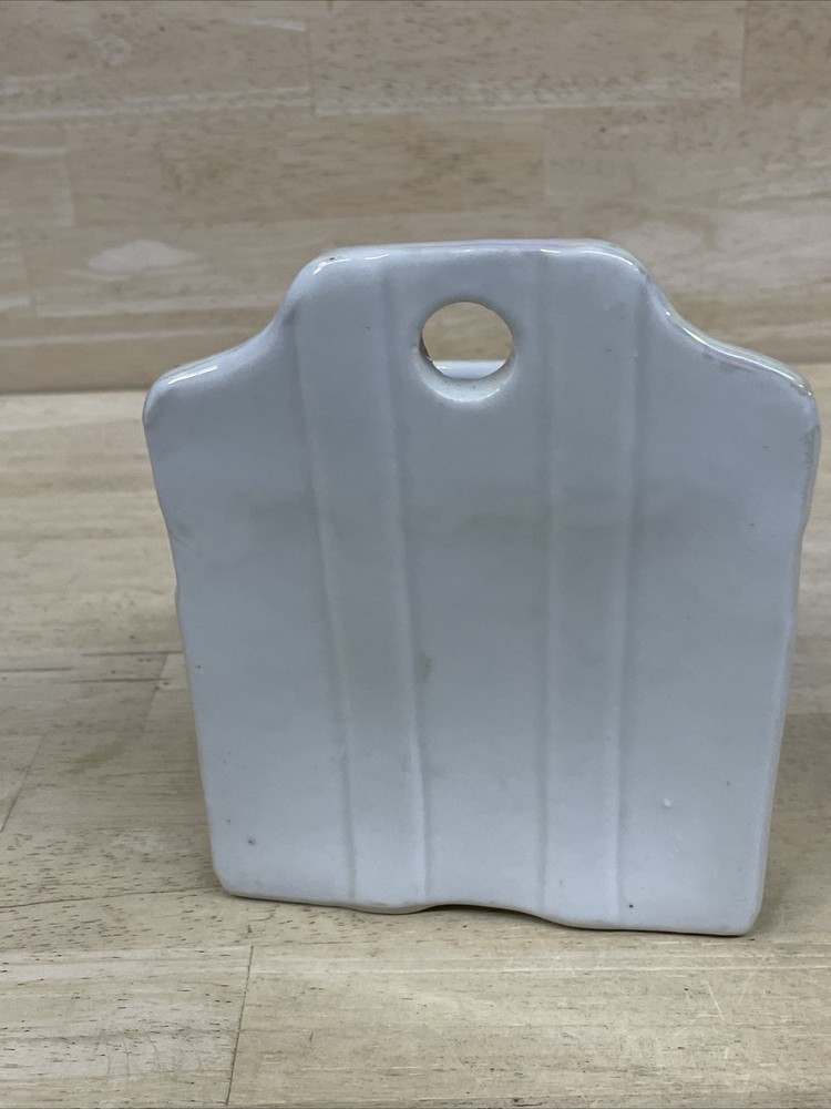 German Lusterware Salt Container Cannister Wall Decor