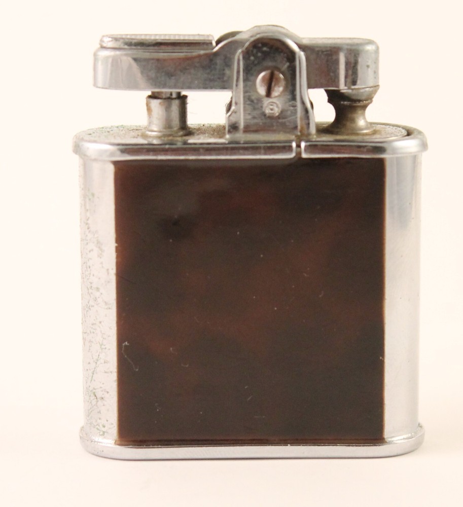 Ronson "Whirlwind" Lighter Tortoise Enamel "JB" Monogram
