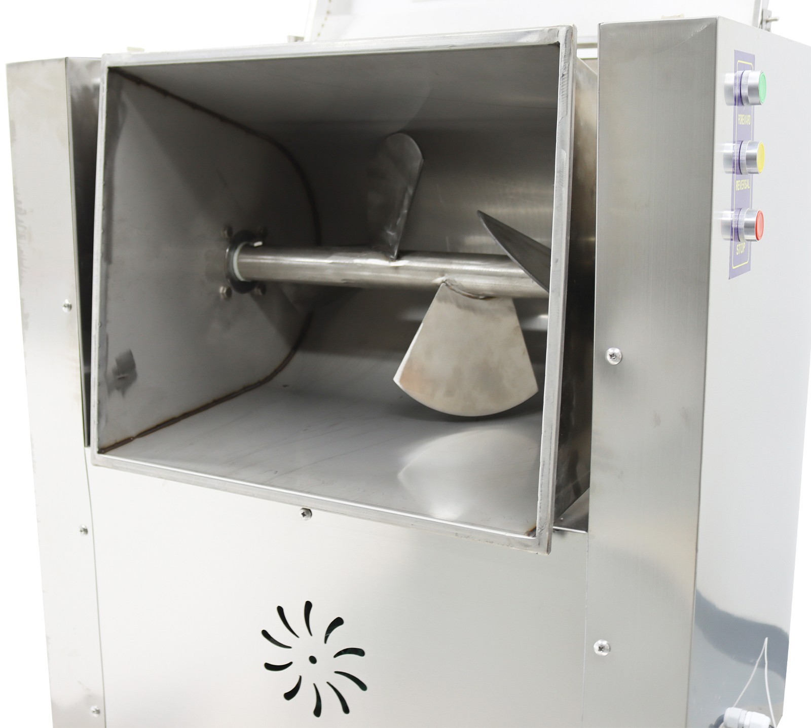 50L Commercial Electric Meat Mixer Stainless Food Processing Machine 2HP 110V