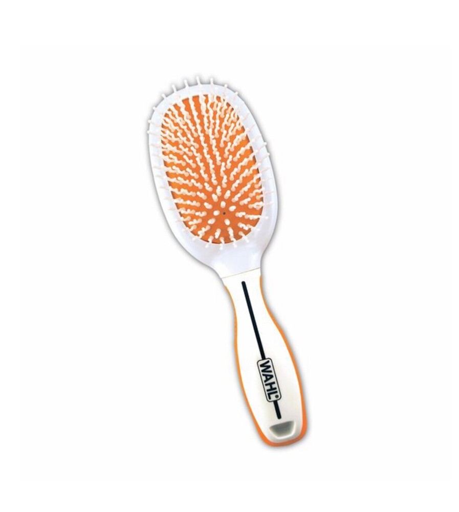 Wahl orange and white brush