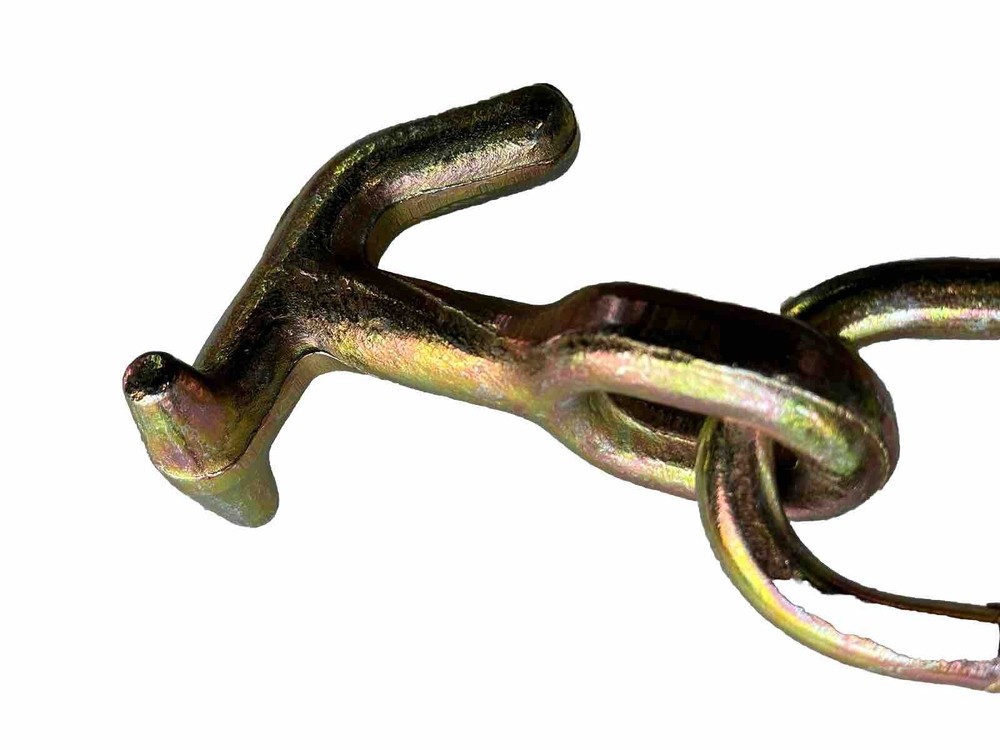 Forged RTJ Cluster Hook W/ 12” Chain & 5/16” Hook Grab Auto Tow Dent Puller Hook