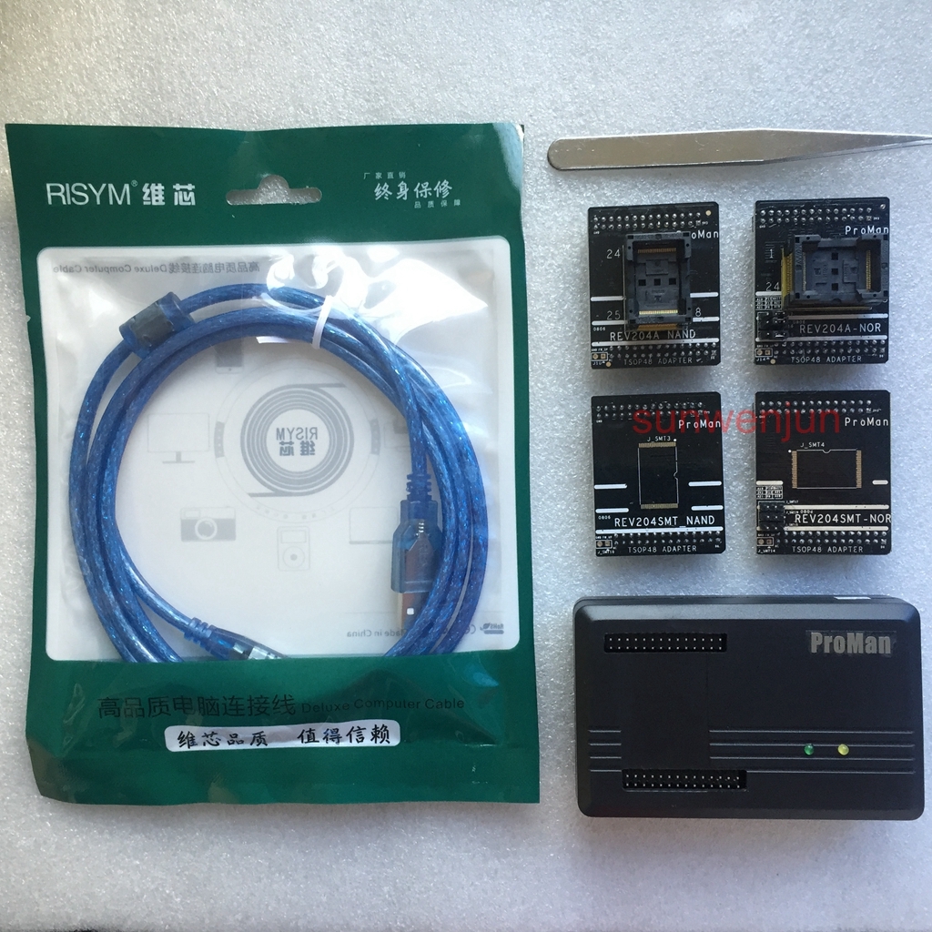 ProMan Professional programmer repair tool copy NAND FLASH chip data recovery